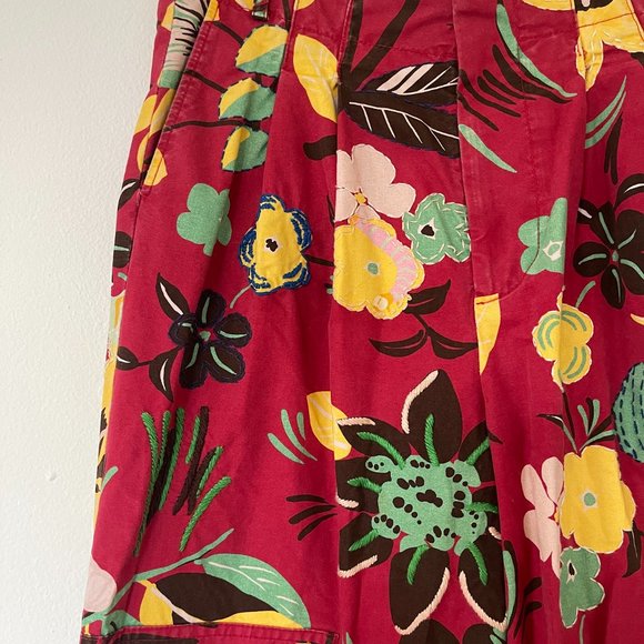 HILFIGER COLLECTION Carribean Pleated Pants with Hand Embroidery - RARE - Picture 7 of 16